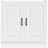 Berkfield Home Sink Base Cabinet Kalmar White 80x46x81.5 cm Engineered Wood