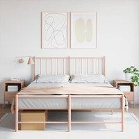 Berkfield Home Bedside Cabinets 2 pcs Pink 36x39x50.5 cm Steel