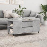 Berkfield Home Coffee Table Concrete Grey 102x44.5x50 cm Engineered Wood