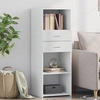Berkfield Home Highboard White 45x42.5x124 cm Engineered Wood
