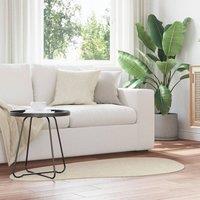 Berkfield Home Rug HUARTE Short Pile Soft & Washable Beige 80x150 cm | Size: Medium