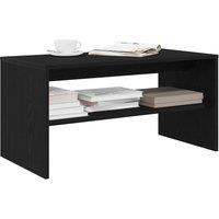 Berkfield Home TV Cabinet Black Oak 80x40x40 cm Engineered Wood | Size: 80 x 40 x 40 cm