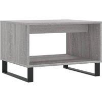 Berkfield Home Coffee Table Grey Sonoma 60x50x40 cm Engineered Wood | Size: 60 x 50 x 40 cm