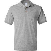 Gildan Men's Adult DryBlend Jersey Short Sleeve Polo Shirt in Grey | Size: XL