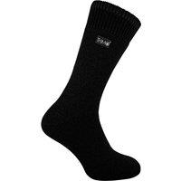 THMO Men's Thick Winter Thermal Socks with Seamless Toe in Black | Size: 6-11