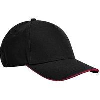 Beechfield Men's EarthAware Classic 5 Panel Cotton Baseball Cap in Black