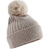 Beechfield Men's Snow Luxe Beanie in Natural