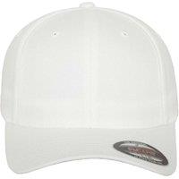 Flexfit Men's Wooly Combed Baseball Cap in White | Size: XS/S