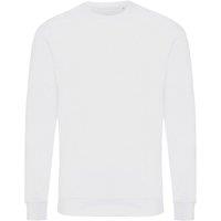IQONIQ Men's Zion Cotton Crew Neck Sweatshirt in White | Size: 2XL