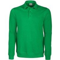 Printer Men's Homerun Long-Sleeved Polo Shirt in Green | Size: XL
