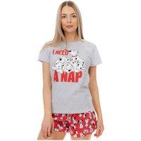 Disney Women's 101 Dalmatians Short Pyjamas in Grey | Size: Medium