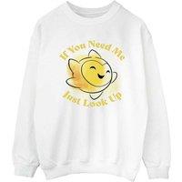 Wish Women's If You Need Me Just Look Up Sweatshirt in White | Size: Large