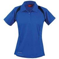 Spiro Women's Team Spirit Polo Shirt in Mid Blue | Size: 10