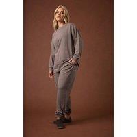 Yours Women's Crew Neck Sweatshirt in Chocolate | Size: 14