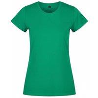 Build Your Brand Women's Basic T-Shirt in Green | Size: XS
