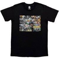 The Beatles Women's Montage T-Shirt in Black | Size: XL