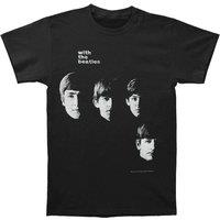 The Beatles Women's Back Print T-Shirt in Black | Size: XS
