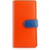 PRIMEHIDE Women's Soft Leather Bifold Purse - RFID Secure in Orange
