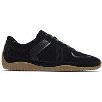 Clarks Women's Meridor Lo Black Suede Trainers | Size: 4-Standard Fit