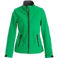 Printer Women's Trial Soft Shell Jacket in Green | Size: Large