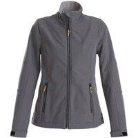 Printer Women's Trial Soft Shell Jacket in Dark Grey | Size: XS