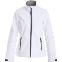 Printer Women's Trial Soft Shell Jacket in White | Size: XS