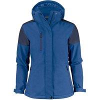 Printer Women's Padded Soft Shell Jacket in Blue | Size: Small