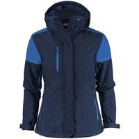 Printer Women's Padded Soft Shell Jacket in Navy | Size: Large