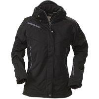 Printer Women's Skeleton Soft Shell Jacket in Black | Size: Large