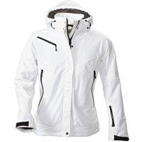 Printer Women's Skeleton Soft Shell Jacket in White | Size: XL