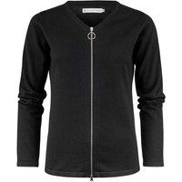 James Harvest Women's Knitted Cardigan in Black | Size: Small