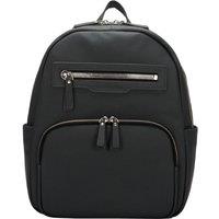 Smith and Canova Men's Oil Tanned Leather Zip Around Backpack in Grey