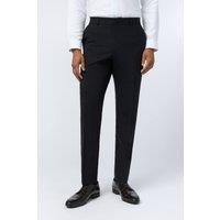 Ted Baker Men's Slim Fit Performance Panama Trousers in Black | Size: 44S