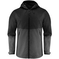 James Harvest Men's Northville Two Tone Shell Jacket in Black | Size: Large