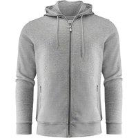 James Harvest Men's Westwood Heights Full Zip Hoodie in Grey | Size: XL