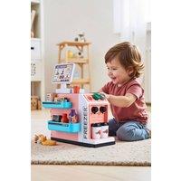 Living and Home 46PCS Mini Supermarket Playset with Cash Register Scanner in Pink