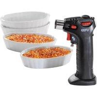 Gefu Carmello Professional Crme Brle Set with Adjustable Flame