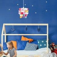 ValueLights Heart Silver Ceiling Pendant Shade