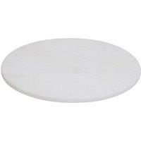 Premier Housewares Marble Round Chopping Board in White
