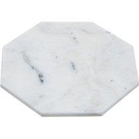 Premier Housewares Marble Octagonal Trivet in White