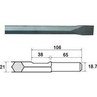 Faithfull Kango Shank Chisel 25 X 450Mm (914119) in Silver