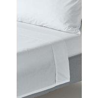 Homescapes Egyptian Cotton Flat Sheet 200 Thread Count in White | Size: Super King Flat
