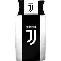 Juventus Fc Duvet Cover Set in Black | Size: Single