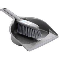 Leecroft Dustpan & Brush Soft in Grey