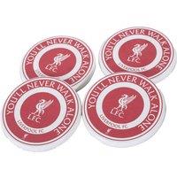 Liverpool FC Ceramic Coaster Set (Pack of 4) in Red