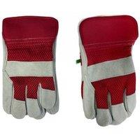 Ambassador Leather Rigger Gloves in Red | Size: Medium
