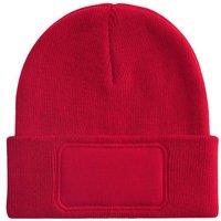 Beechfield Original Patch Beanie in Red