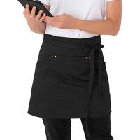 Dennys Le Chef Prep Waist Apron in Black