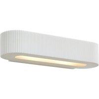 Netlighting Getxo 2 Light Plaster Wall Lamp White