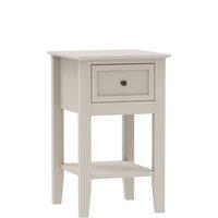 Melody Maison Pair Of One Drawer Bedside Tables - Rowley Pale Cream Range